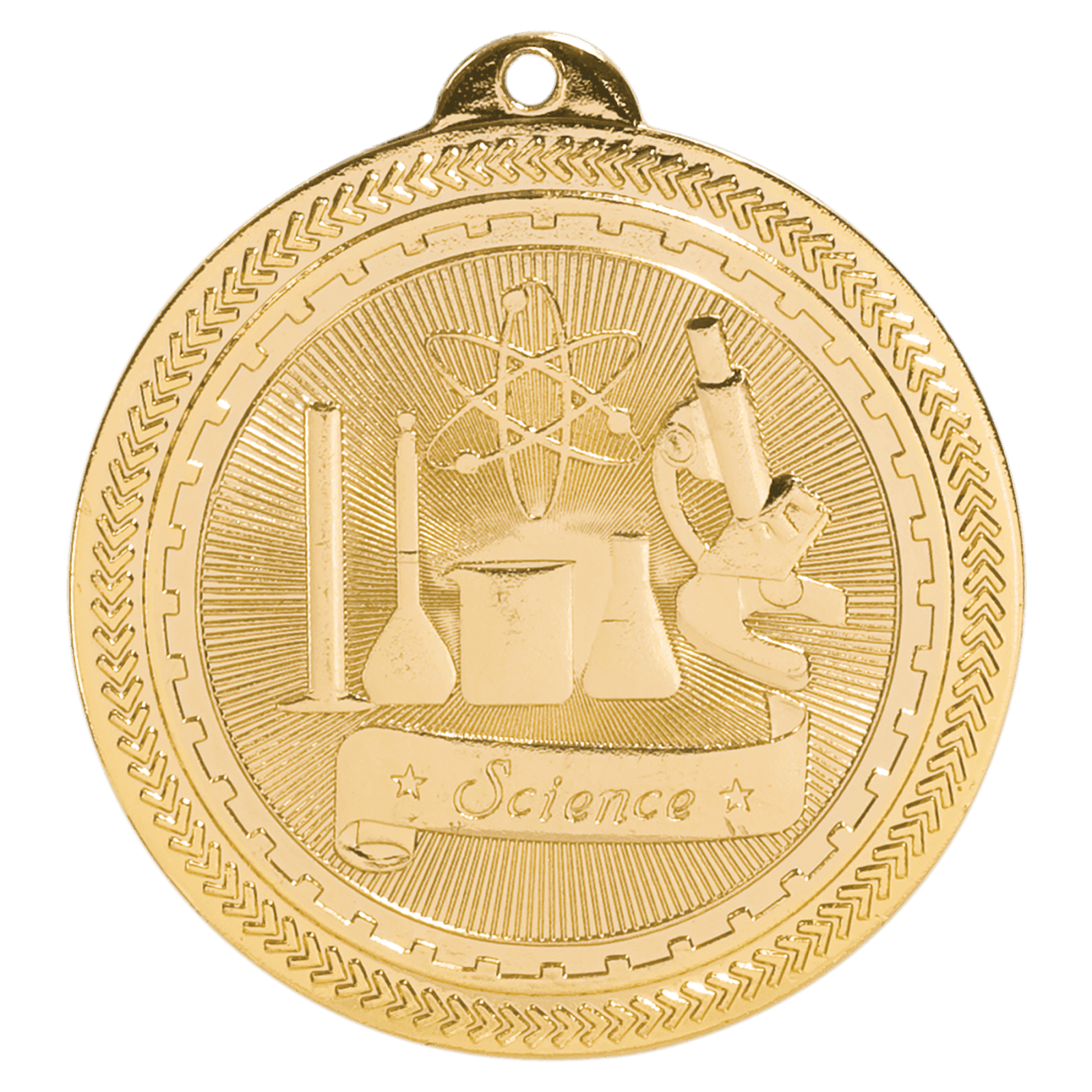 Science BriteLazer Medal-Gold