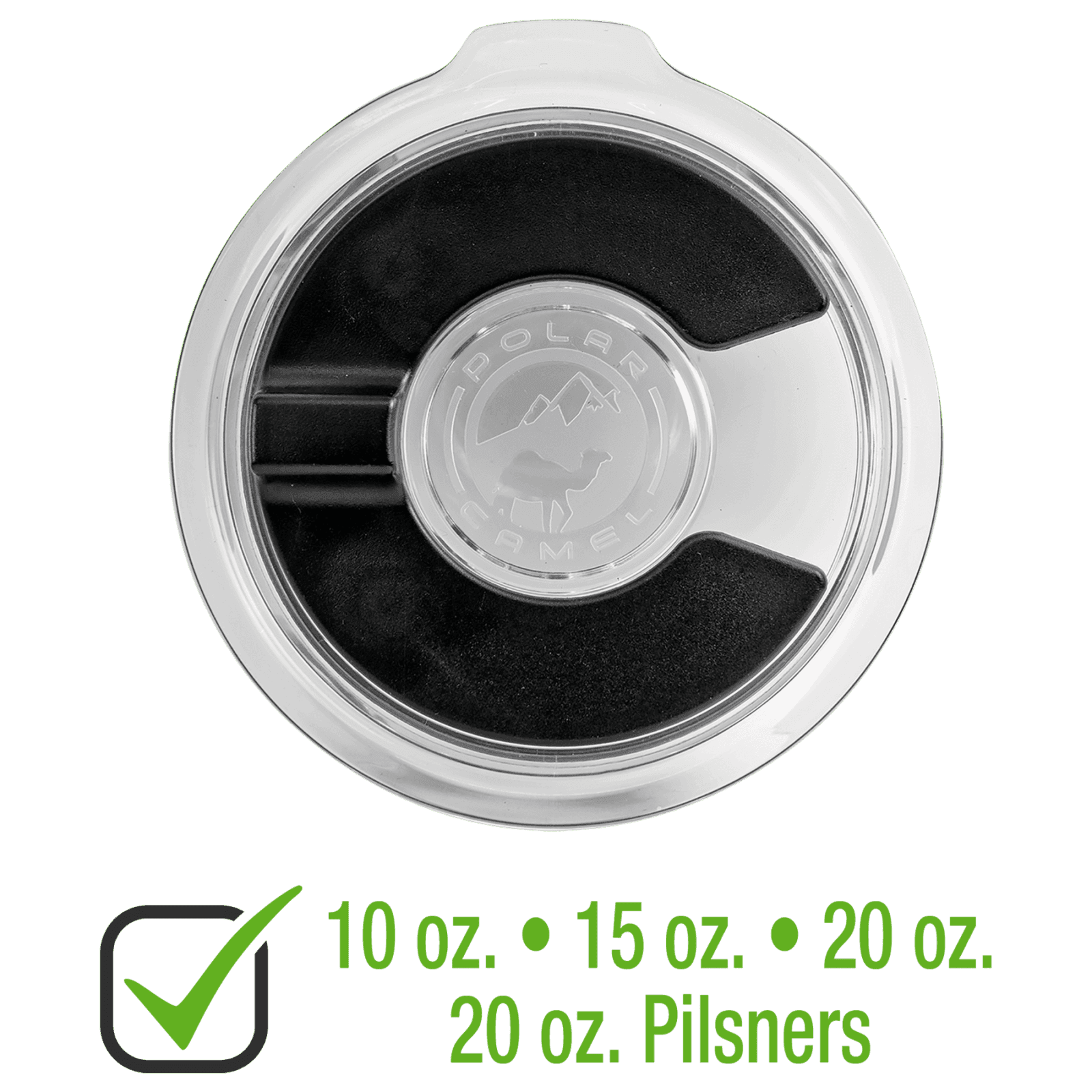 Magnetic Lid for 10, 15, 16, 20 oz. Polar Camel Tumblers and 20 oz. Pilsners.