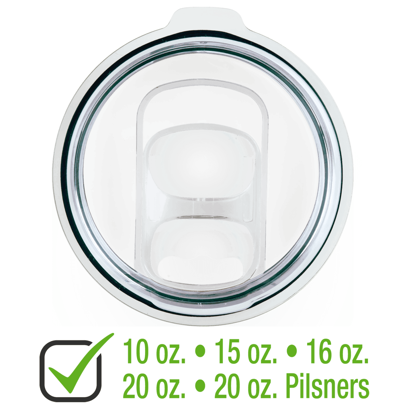 Slider Lid for 10 and 20 oz. Polar Camel Tumblers