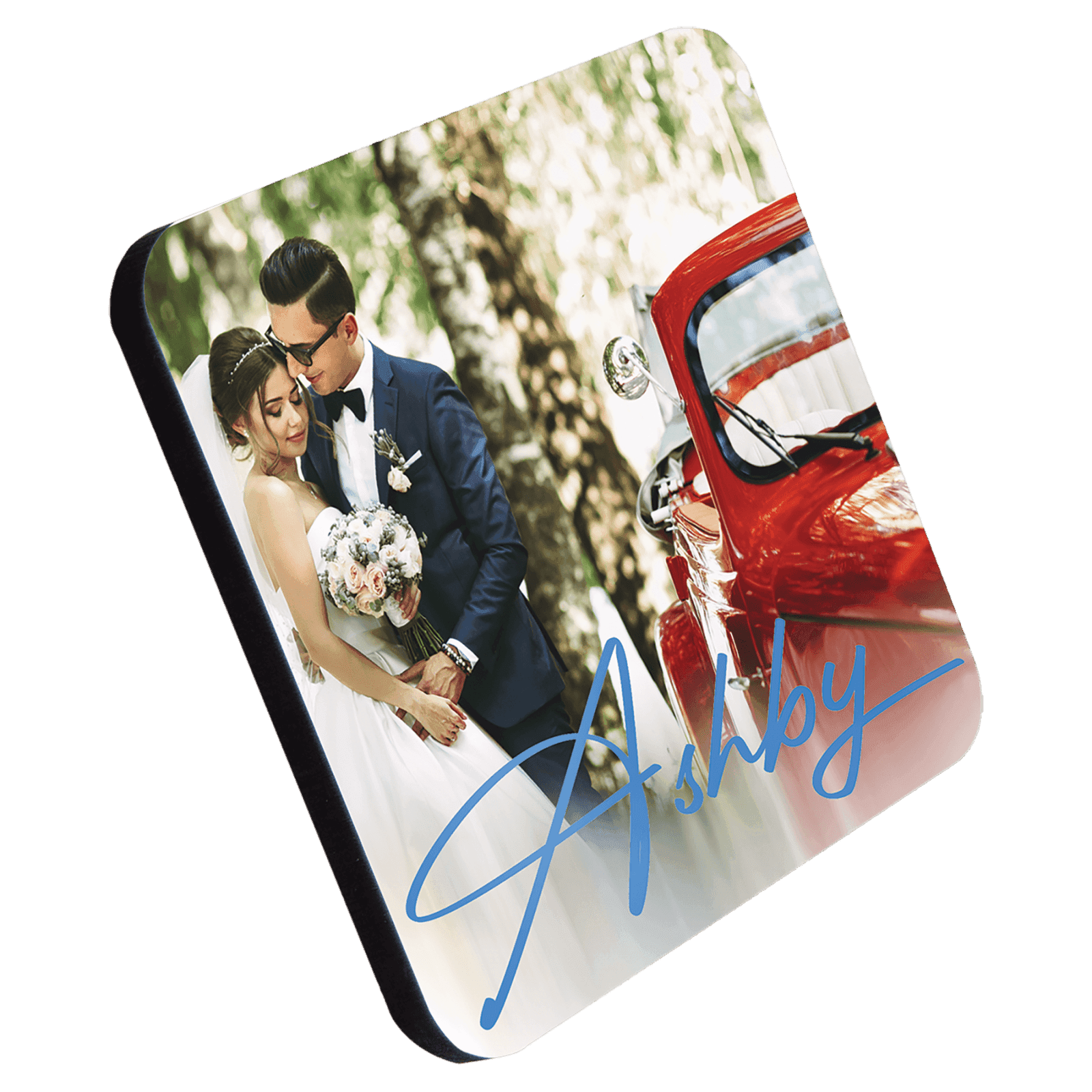 Premium Square Coaster with Cork Backing